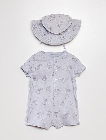 Barboteuse + chapeau 'Disney'