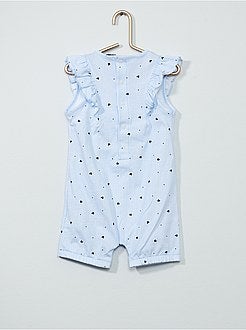 Barboteuse 'cœur' à volants - Kiabi