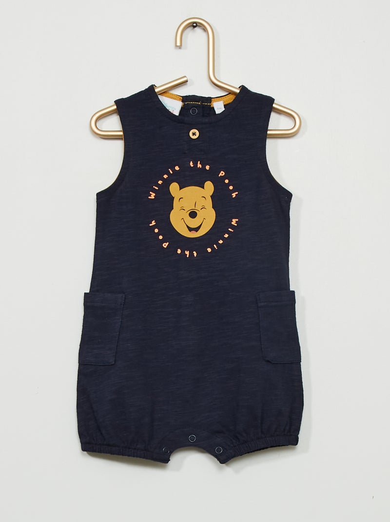 Barboteuse 'Disney' en jersey BLEU - Kiabi