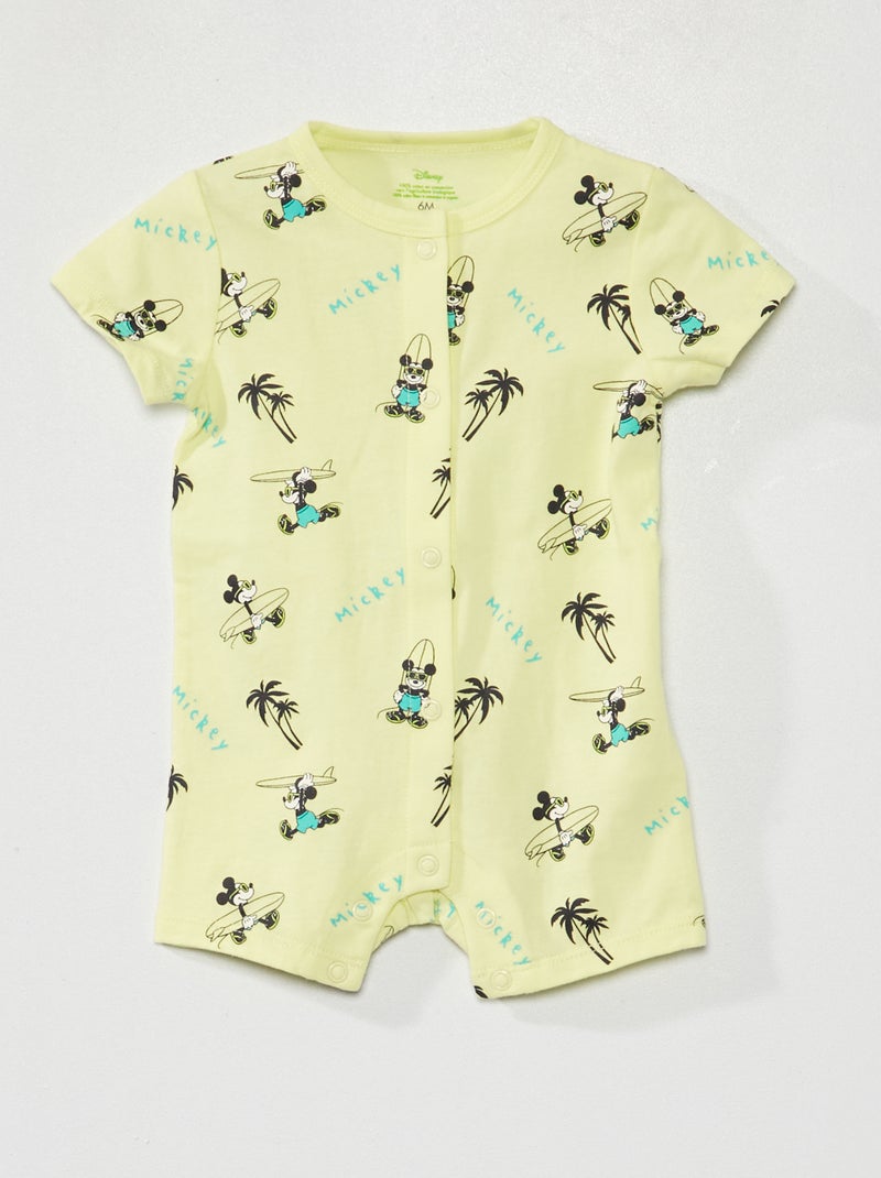 Barboteuse 'Disney' en jersey Vert - Kiabi