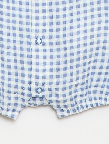 Barboteuse dors bien en gaze de coton