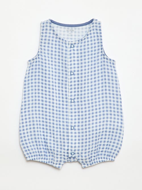 Barboteuse dors bien en gaze de coton - Kiabi