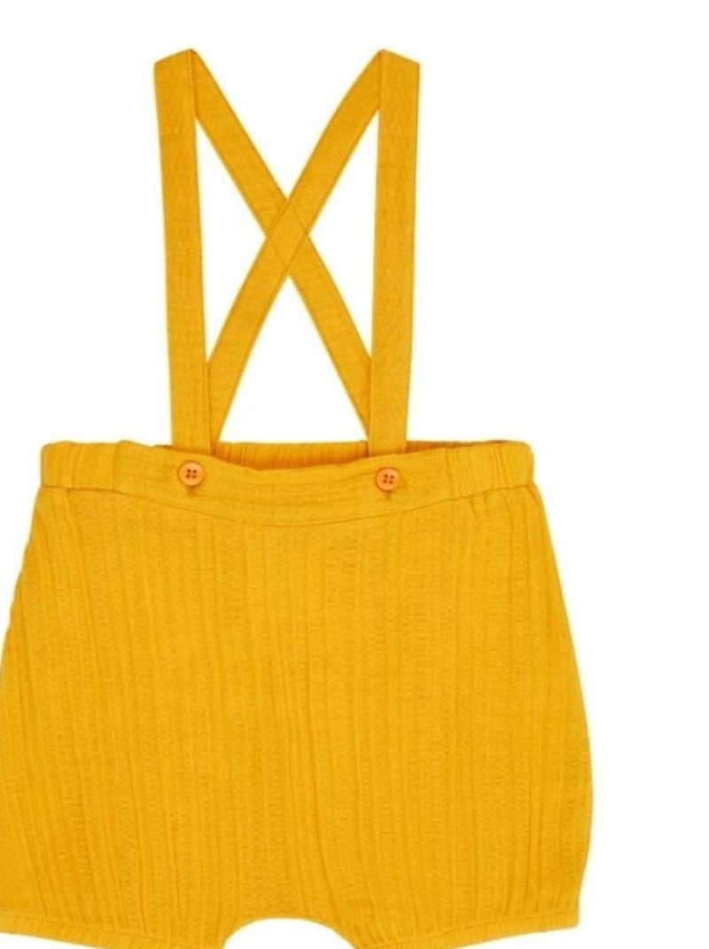 Barboteuse en Coton Bio Jaune Jaune - Kiabi