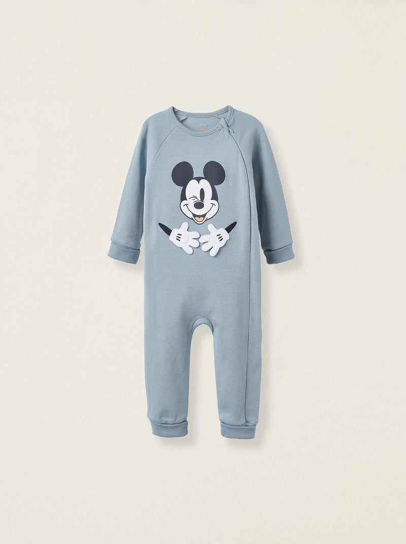 Barboteuse en Coton pour Bébé Garçon 'Mickey'   MICKEY Multicolore - Kiabi