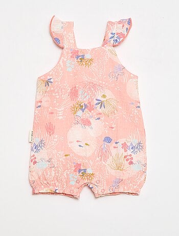 Barboteuse en gaze de coton 'Petit Béguin'