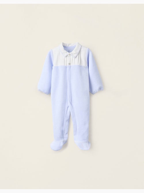 Barboteuse en Velours avec Détail Plissé - Kiabi