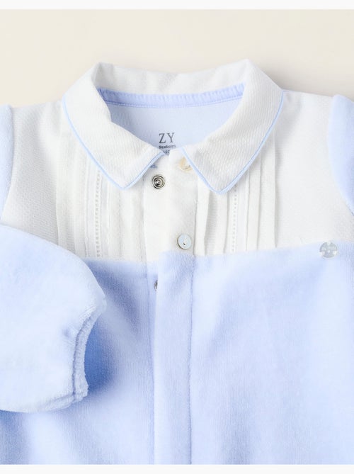 Barboteuse en Velours avec Détail Plissé - Kiabi