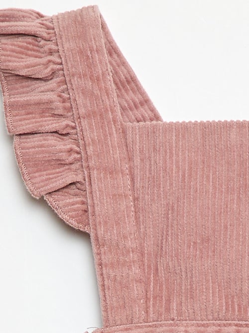 Barboteuse en velours côtelé - Kiabi