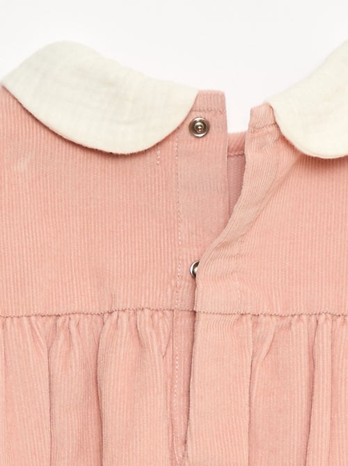 Barboteuse en velours - Kiabi