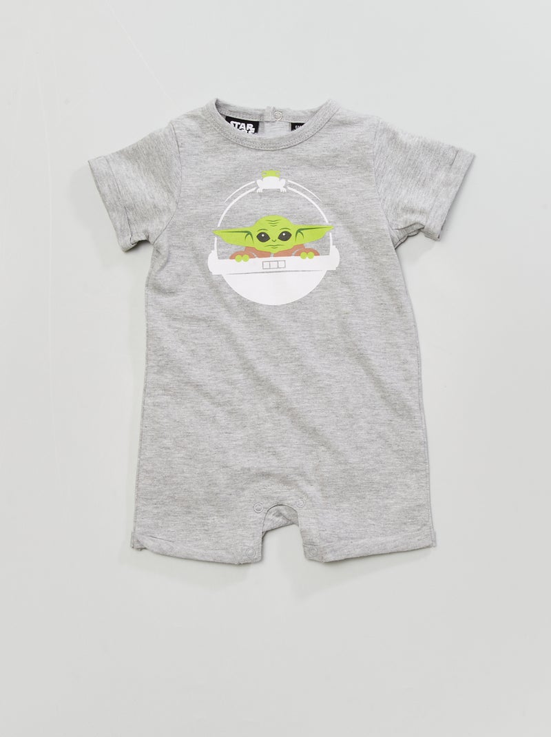 Barboteuse 'Grogu' 'Star Wars' gris - Kiabi