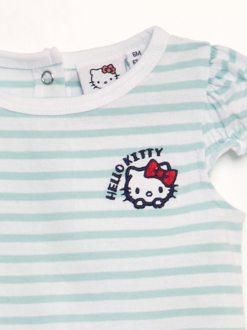 Barboteuse 'Hello Kitty' Blanc/rouge - Kiabi