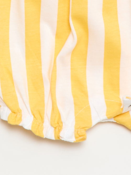 Barboteuse imprimée en jersey de coton - Kiabi