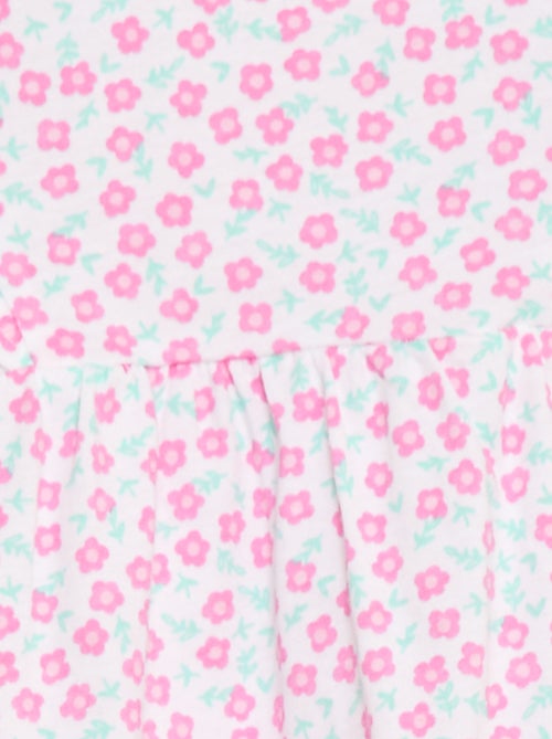 Barboteuse imprimée en jersey de coton - Kiabi