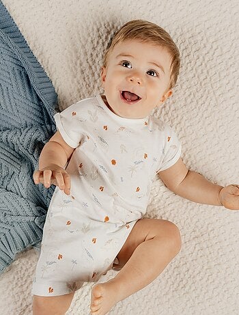 Barboteuse,, Jersey fantaisie Noukie's