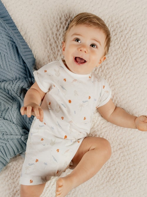 Barboteuse,, Jersey fantaisie Noukie's - Kiabi