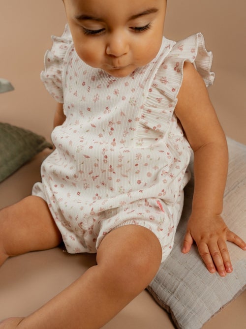 Barboteuse, Jersey pointelle Noukie's - Kiabi