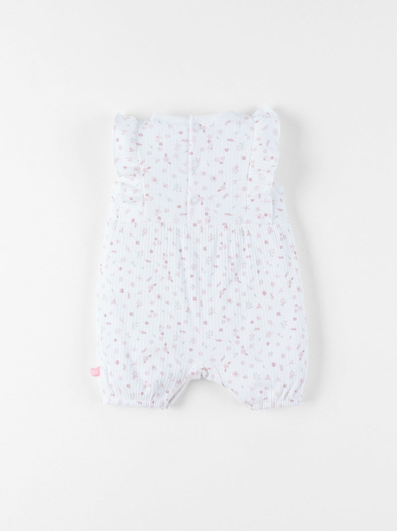 Barboteuse, Jersey pointelle Noukie's Blanc - Kiabi