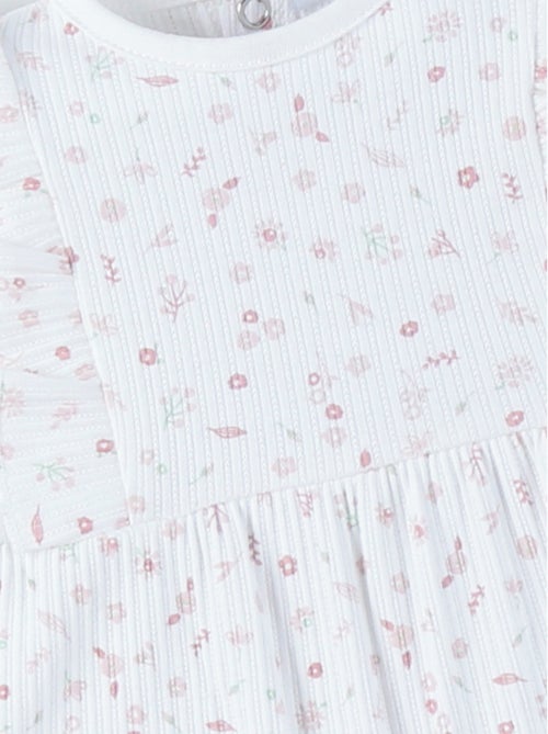 Barboteuse, Jersey pointelle Noukie's - Kiabi