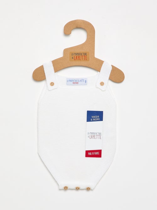 Barboteuse 'La manufacture de layette' - Kiabi Barboteuse 'La manufacture de layette' - Kiabi