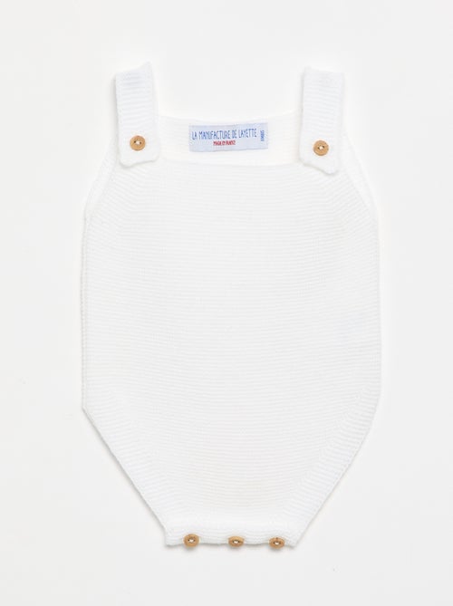 Barboteuse 'La manufacture de layette' - Kiabi Barboteuse 'La manufacture de layette' - Kiabi