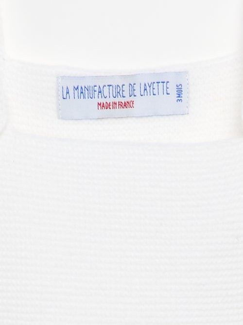 Barboteuse 'La manufacture de layette' - Kiabi Barboteuse 'La manufacture de layette' - Kiabi