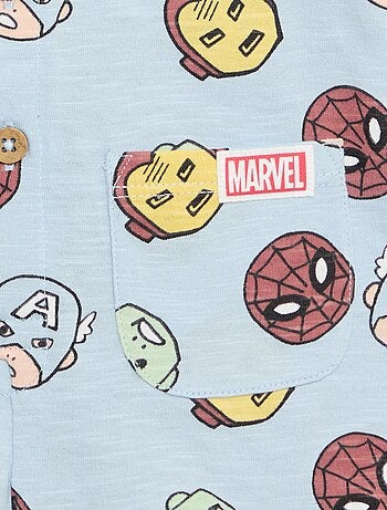 Barboteuse sans manches imprimé 'Marvel'