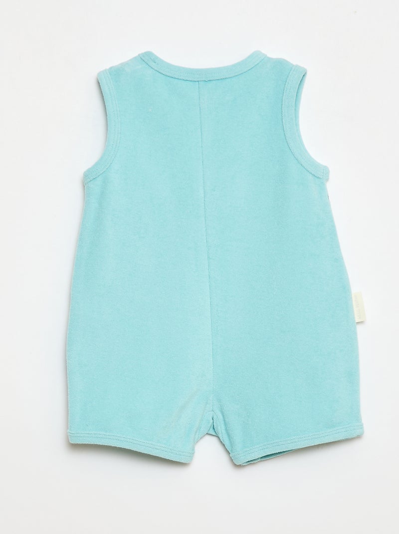 Barboteuse sans manches 'Petit Béguin' Vert - Kiabi