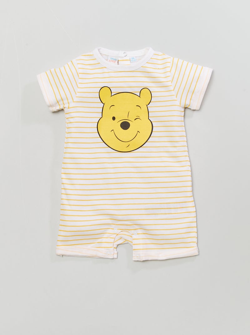 Barboteuse 'Winnie l'ourson' Jaune à rayures - Kiabi
