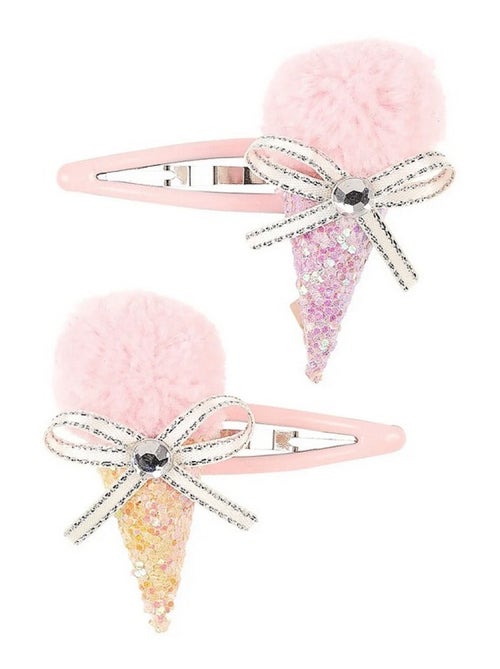 Barettes Damanja rose clair - Kiabi
