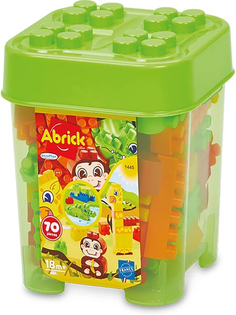 Baril 70 Pièces - Abrick Multicolore - Kiabi