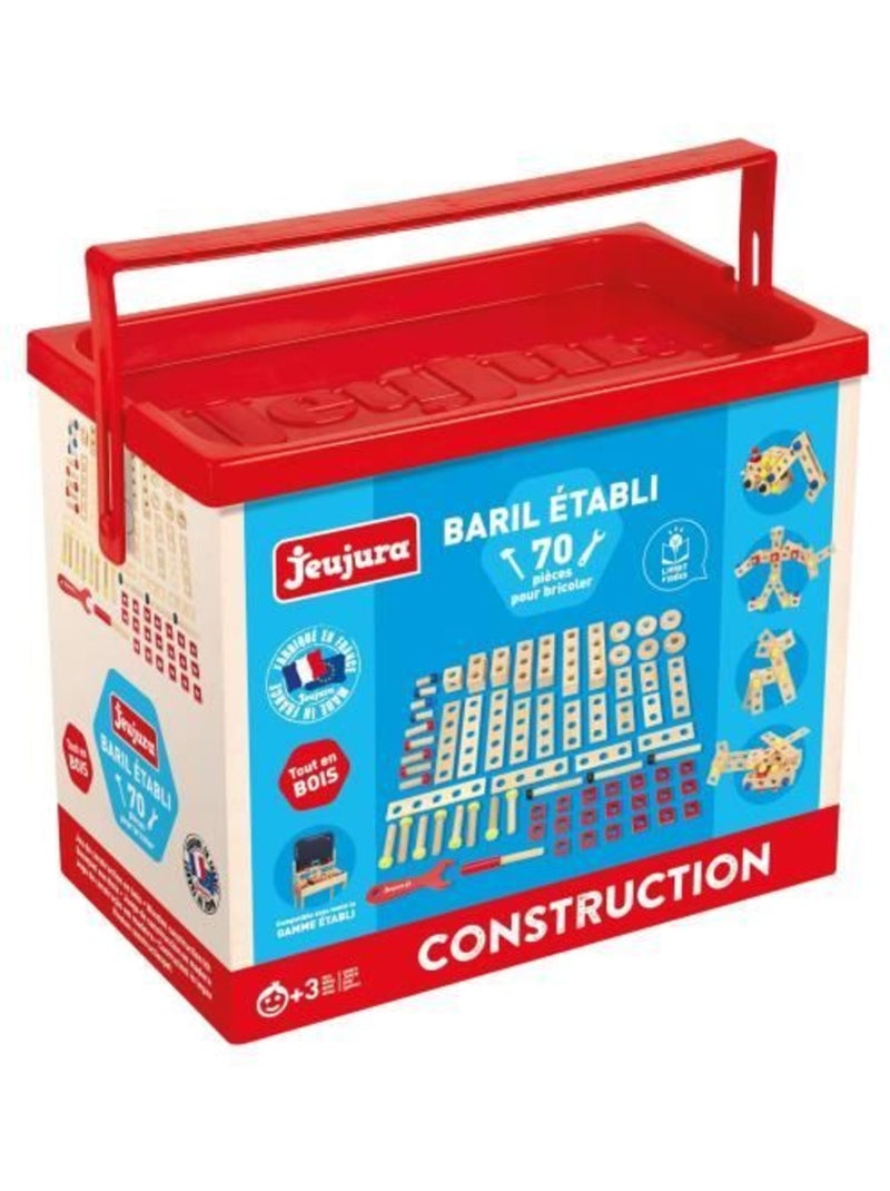 Baril 70 pièces en bois pour établi bois N/A - Kiabi