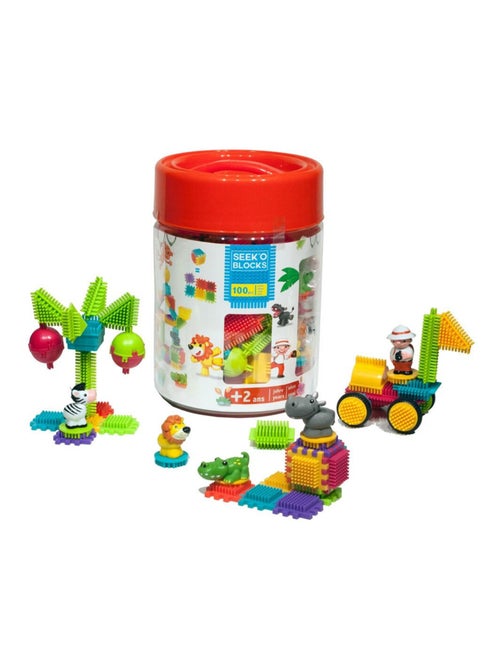 Baril Jungle 100 Pièces - Seek O Block - Kiabi