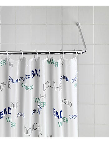 Barre d'angle de douche universelle réglable en inox