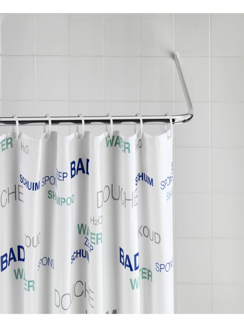 Barre d'angle universelle - Inox Argent - Kiabi