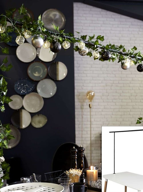 Barre de décoration de table ajustable intérieure/extérieure - Kiabi