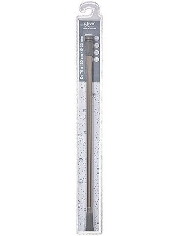 Barre de douche extensible en acier inoxydable
