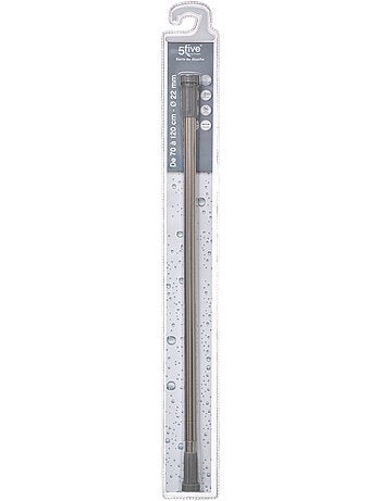 Barre de douche extensible en acier inoxydable