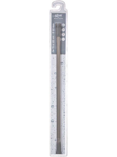 Barre de douche extensible en acier inoxydable - Kiabi Barre de douche extensible en acier inoxydable - Kiabi