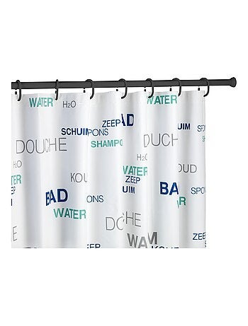 Barre de douche télescopique en aluminium grande dimension