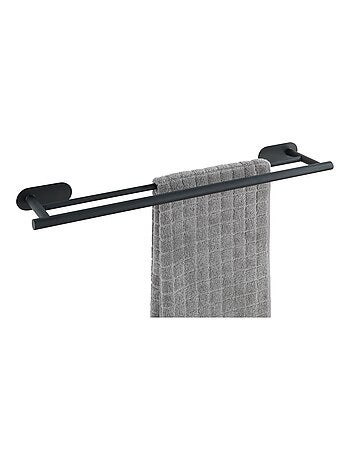 Barre porte-serviettes Duo Orea en acier inox