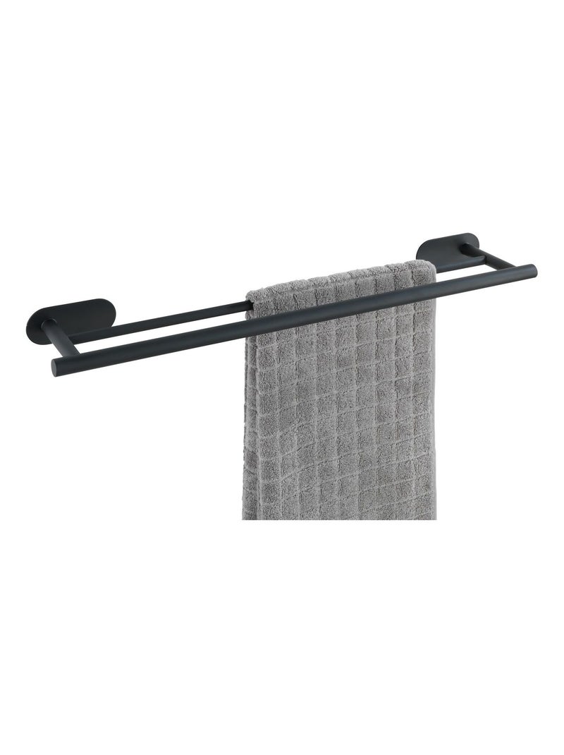 Barre porte-serviettes Duo Orea en acier inox Argent - Kiabi