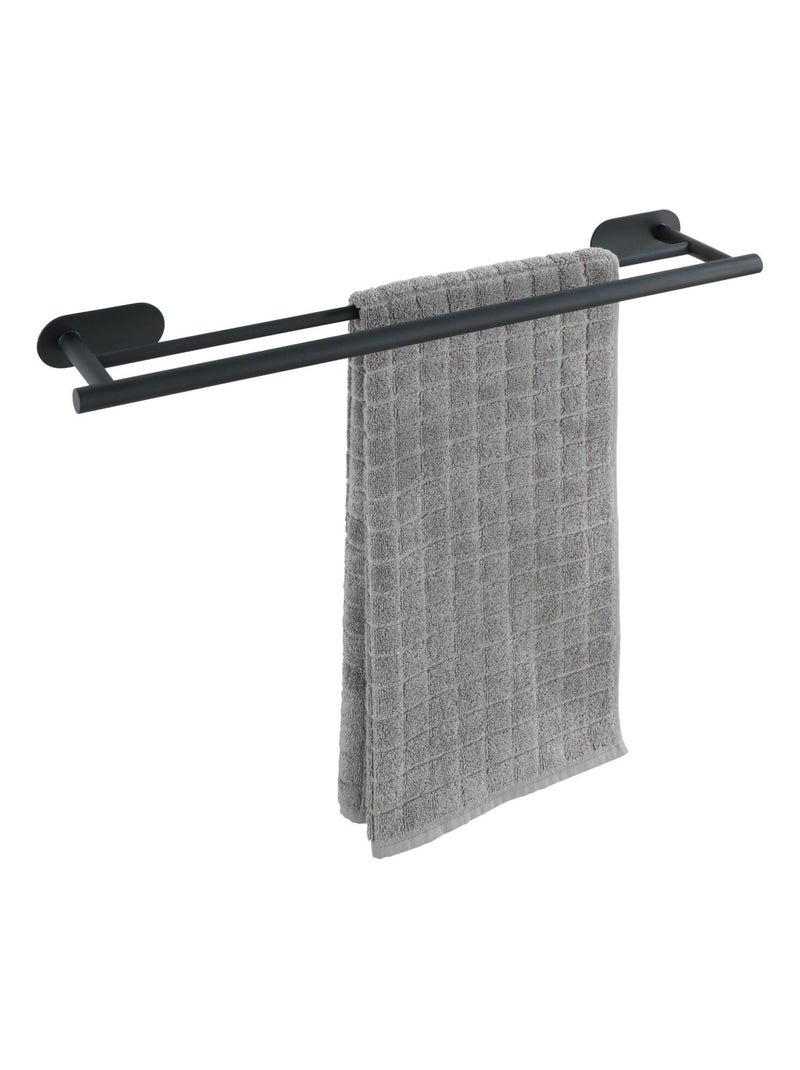 Barre porte-serviettes Duo Orea en acier inox Argent - Kiabi