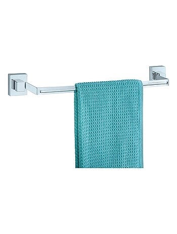 Barre porte-serviettes mural sans perçage en acier inox QUADRO
