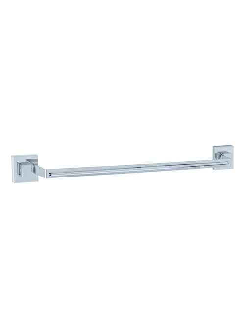 Barre porte-serviettes mural sans perçage en acier inox QUADRO - Kiabi Barre porte-serviettes mural sans perçage en acier inox QUADRO - Kiabi