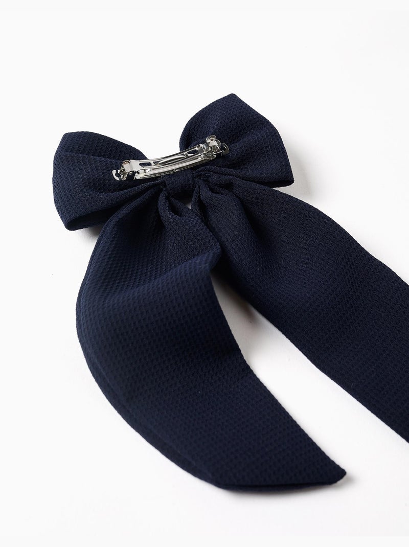 Barrette à cheveux avec grand nœud Multicolore - Kiabi