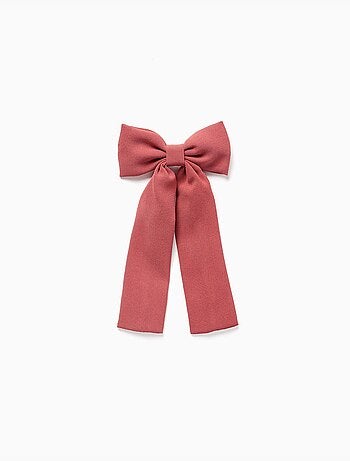 Barrette à cheveux avec grand nœud