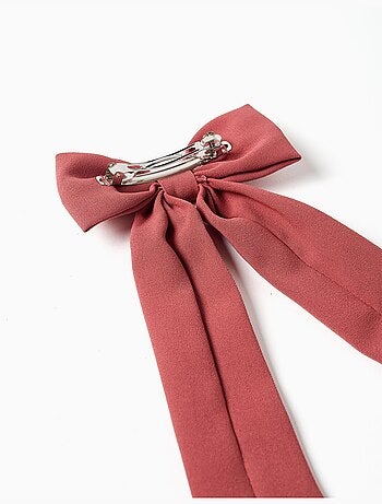 Barrette à cheveux avec grand nœud