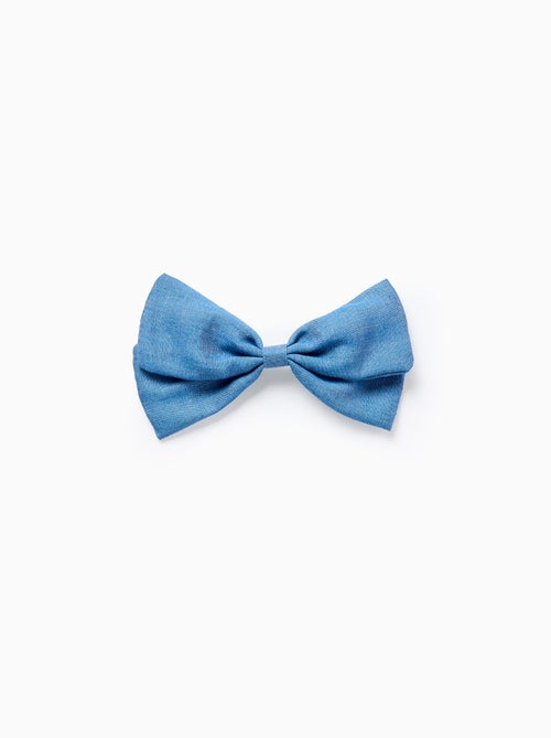 Barrette à Cheveux avec Nœud en denim - Kiabi