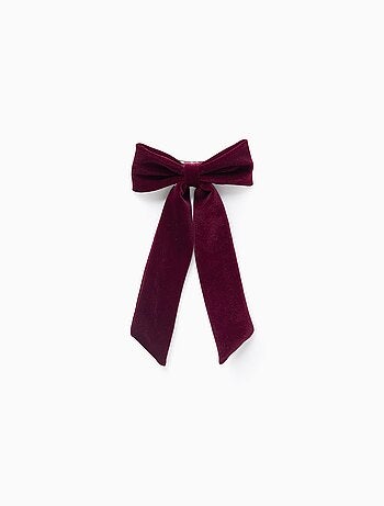 Barrette à Cheveux avec Nœud en Velours