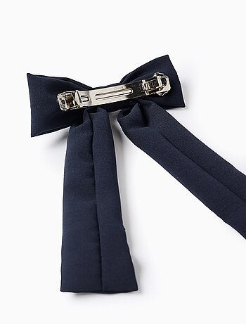 Barrette à Cheveux avec Nœud et Broderie